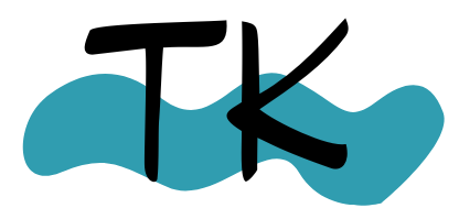 timo Kiviharju logo jossa isolla kirjaimet T ja k